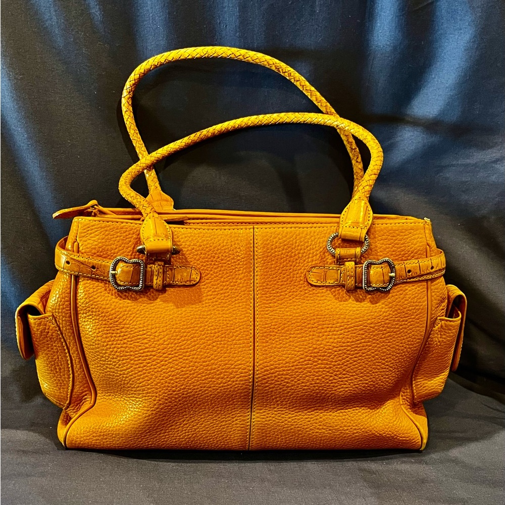 Gorgeous Vintage Brighton Pebbled Leather Handbag - Picture 1 of 13